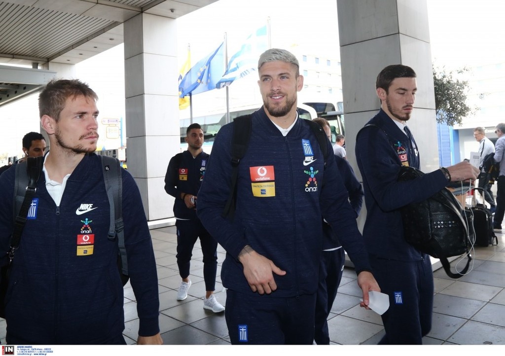 Εθνική Ελλάδας: Η αναχώρηση για τη Φινλανδία (photos)
