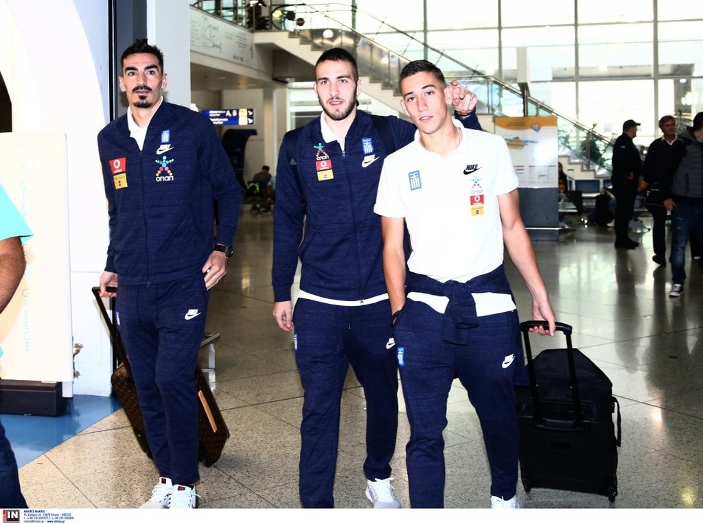 Εθνική Ελλάδας: Η αναχώρηση για τη Φινλανδία (photos)