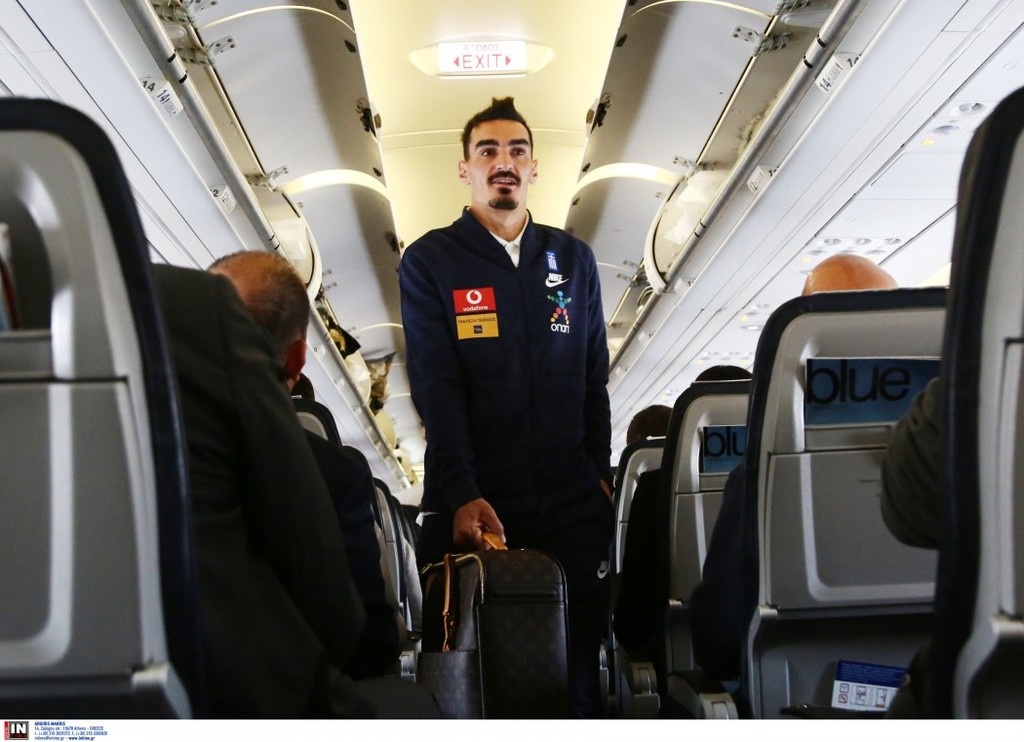 Εθνική Ελλάδας: Η αναχώρηση για τη Φινλανδία (photos)