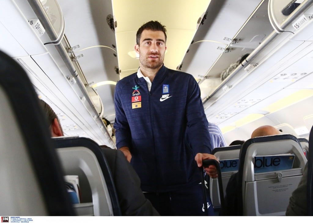 Εθνική Ελλάδας: Η αναχώρηση για τη Φινλανδία (photos)