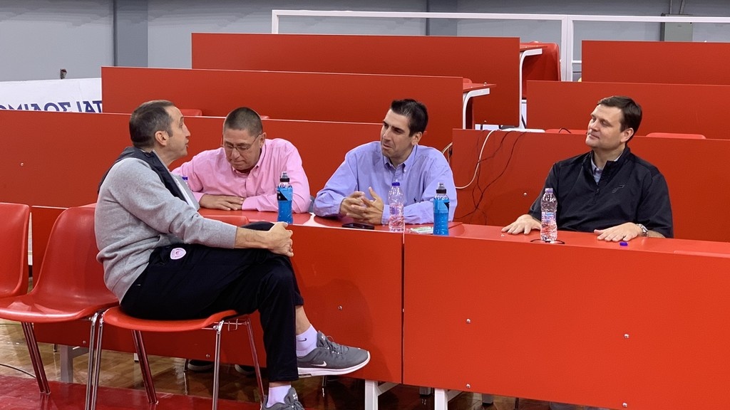 «Άρωμα» ΝΒΑ στην προπόνηση του Ολυμπιακού (photo)