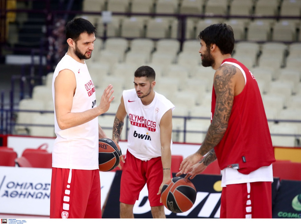 Ολυμπιακός: Η τελευταία προπόνηση πριν την Αρμάνι σε εικόνες (photos)