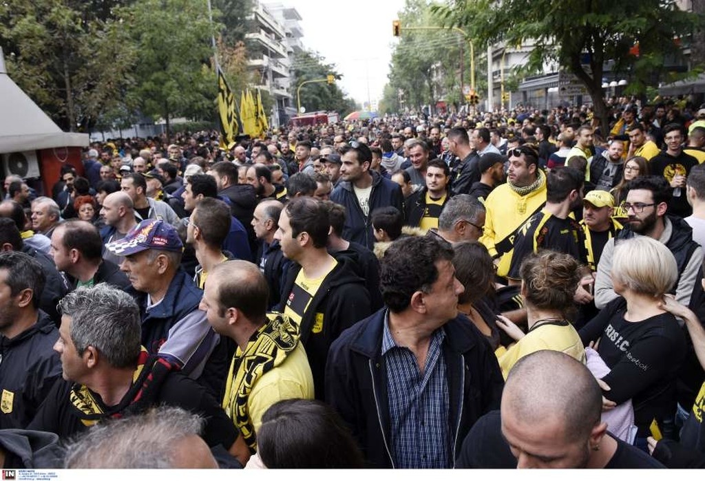 Άρης-ΠΑΟΚ: Το πούλμαν άναψε «φωτιές» πριν τη σέντρα του ντέρμπι! (photos)
