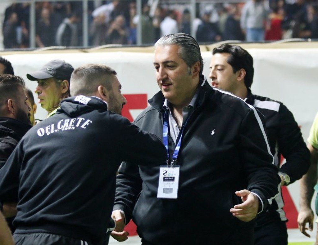 ΟΦΗ: Τα συγκινητικά λόγια του Μπούση και ο πανηγυρισμός στο «πέταλο» (video+photos)