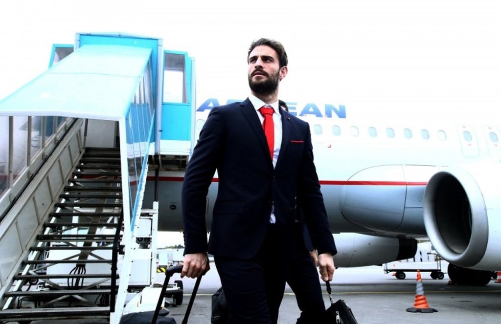 Έφτασε Λουξεμβούργο ο Ολυμπιακός (photos)