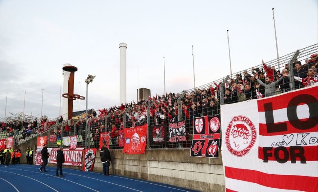 Ολυμπιακός – Ντουντελάνζ: Η «ερυθρόλευκη»… κατάληψη (photos)