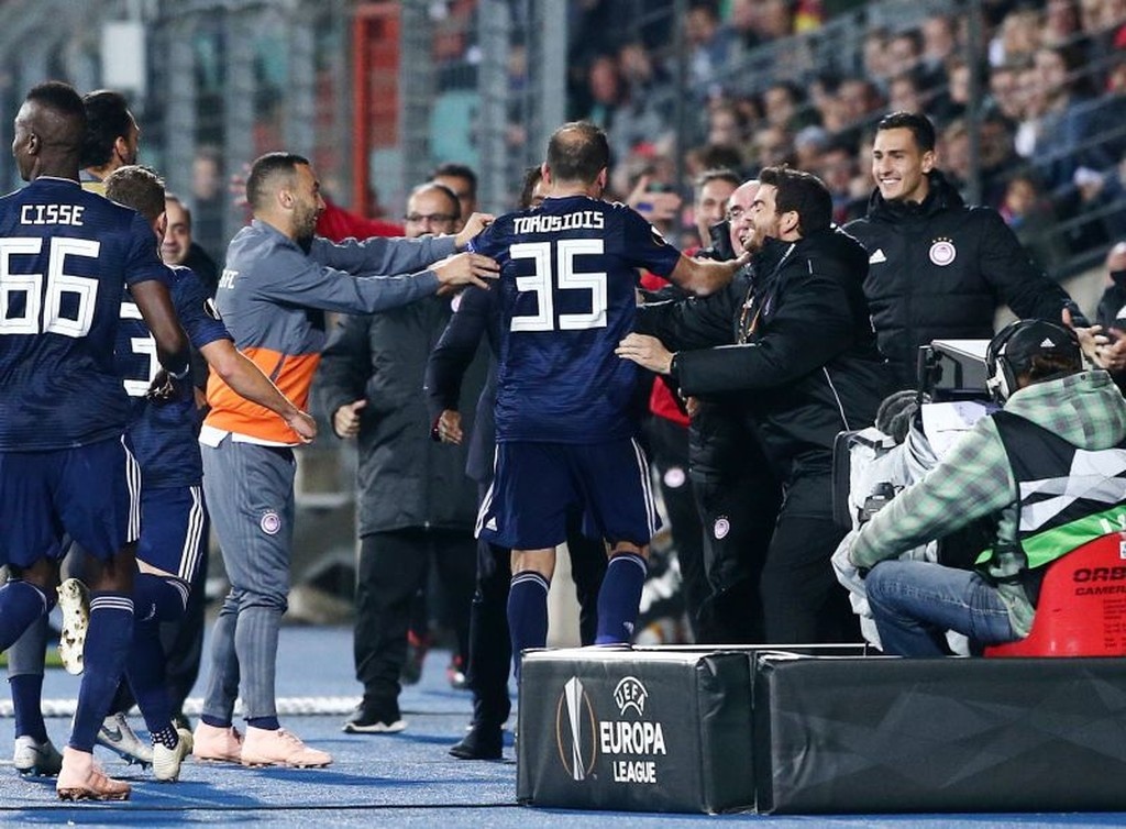 Ντουντελάνζ – Ολυμπιακός 0-1: Το έβαλε και… ξέσπασε ο Τοροσίδης (video+photos)