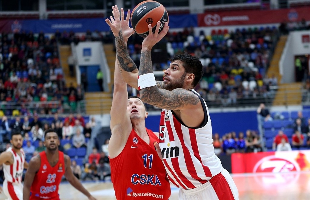 ΤΣΣΚΑ Μ.-Ολυμπιακός 69-65: Έχασε μεγάλη ευκαιρία στη Μόσχα!