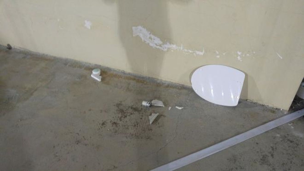 Τα έσπασαν στο Παμπελοποννησιακό Στάδιο οι οπαδοί του Ολυμπιακού (photos)