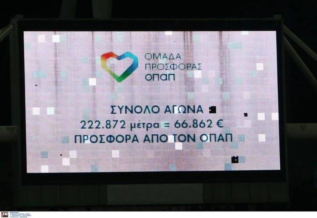 Παναθηναϊκός και ΑΕΚ με τη φανέλα της «Ομάδα Προσφοράς ΟΠΑΠ» για τα παιδιά
