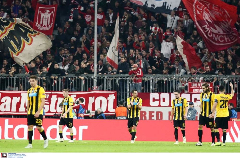 Μπάγερν Μονάχου-ΑΕΚ 2-0: Άντεξε ένα ημίχρονο, αλλά «παραδόθηκε» (photos)