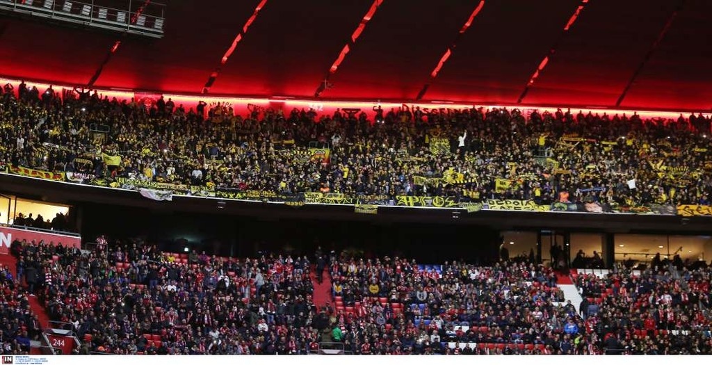 Μπάγερν Μονάχου-ΑΕΚ: «Κιτρινόμαυρο» πάρτι στην Allianz Arena (photos)