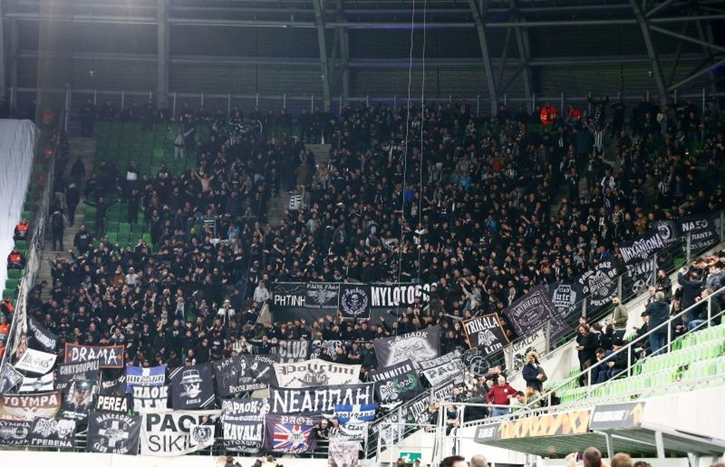 Βίντι – ΠΑΟΚ: «Ασπρόμαυρο» πάρτι στην κερκίδα (photos)