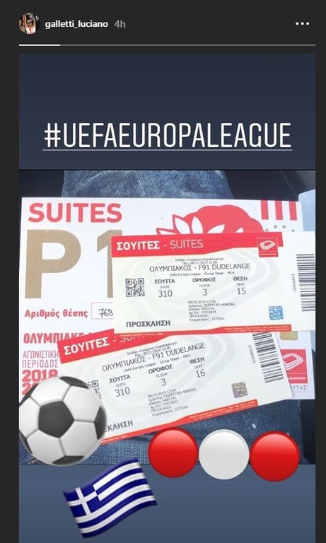 Ολυμπιακός – Ντουντελάνζ υπό το βλέμμα του Γκαλέτι! (photo)