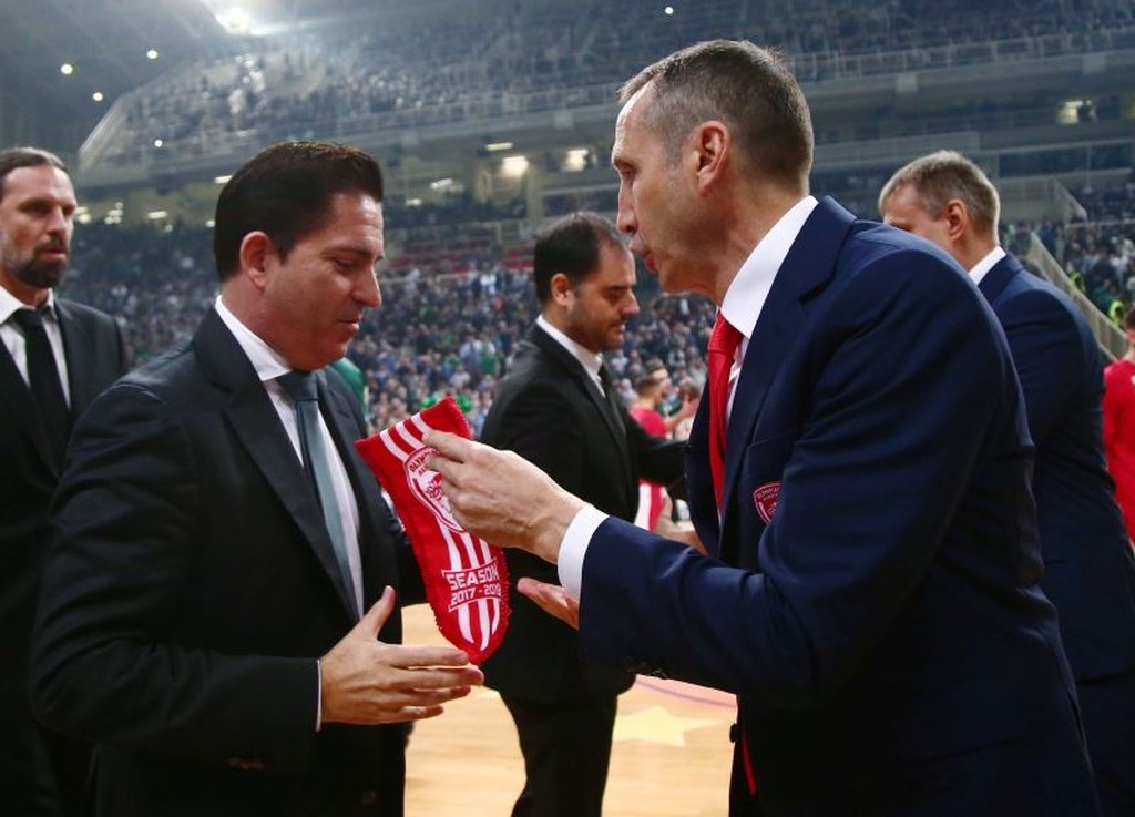 Παναθηναϊκός ΟΠΑΠ – Ολυμπιακός: Το πρώτο τετ-α-τετ Πασκουάλ – Μπλατ (photos)