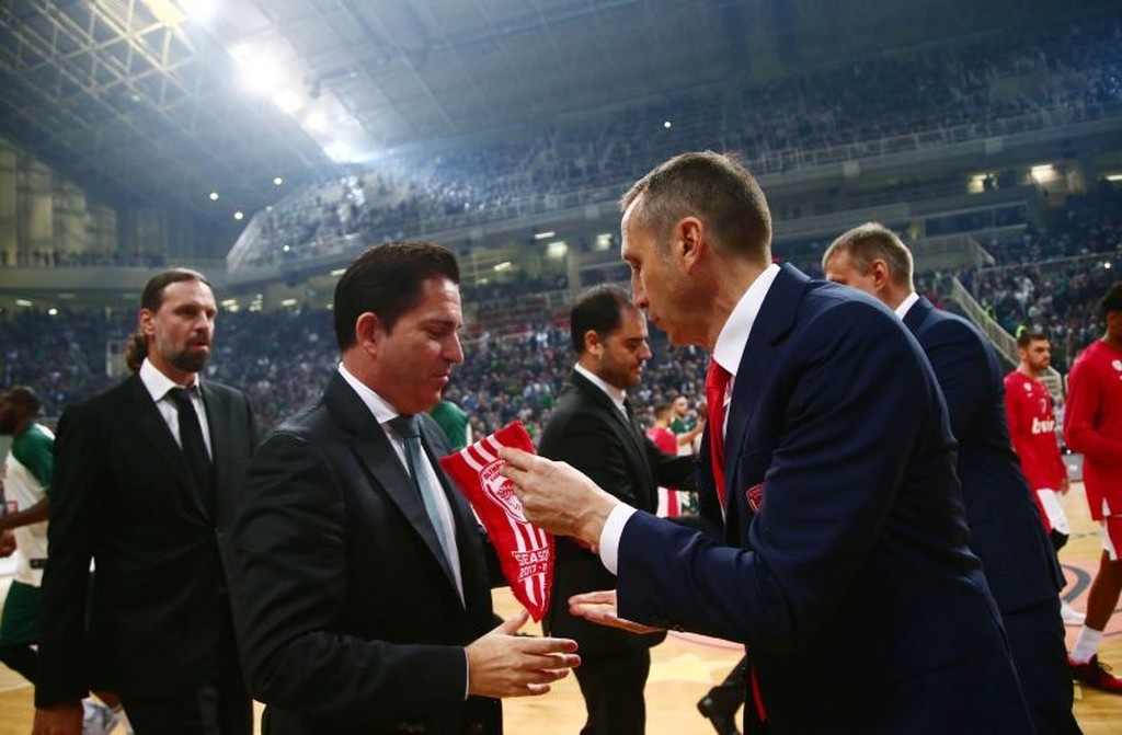 Παναθηναϊκός ΟΠΑΠ – Ολυμπιακός: Το πρώτο τετ-α-τετ Πασκουάλ – Μπλατ (photos)