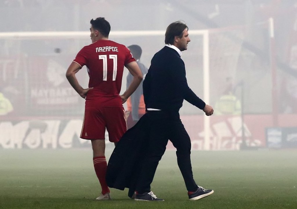 Ολυμπιακός-Παναθηναϊκός: Έτσι έζησαν το ντέρμπι Μαρτίνς και Δώνης (photos)