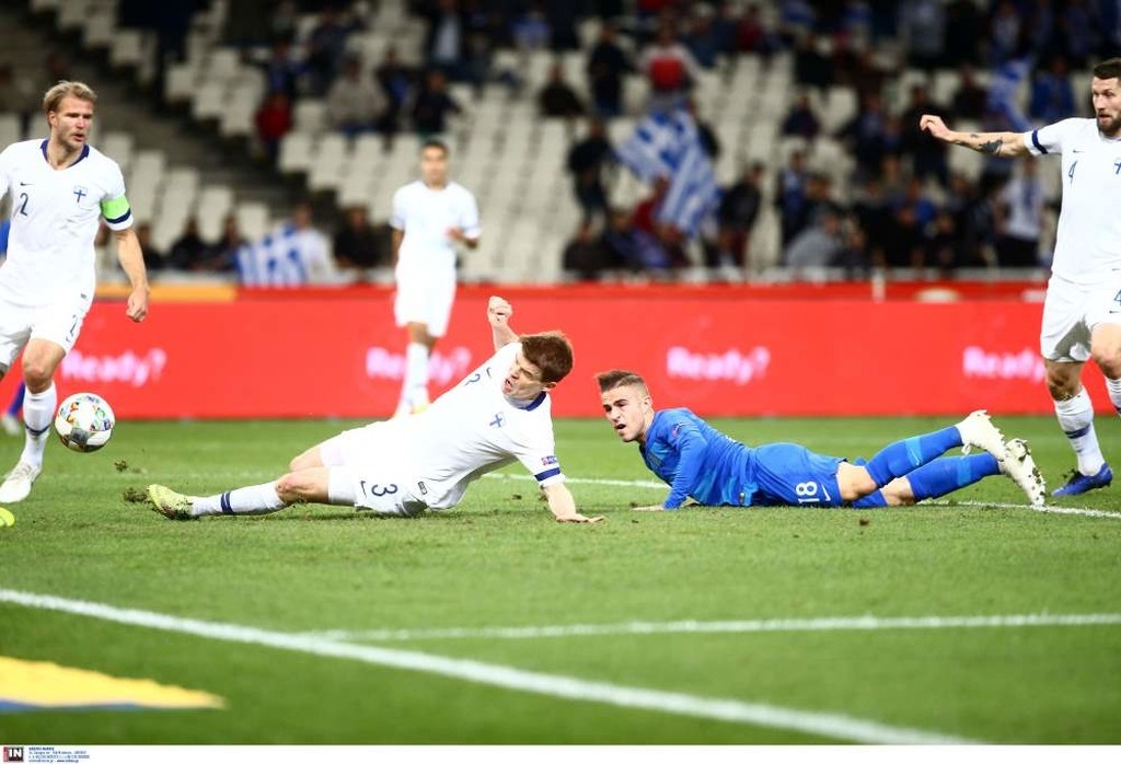 Ελλάδα-Φινλανδία: Με αυτόγκολ-καραμπόλα σκόραρε η Εθνική (video)