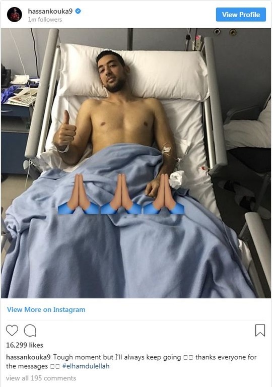 Ολυμπιακός: Η δύσκολη στιγμή του Χασάν (photo)