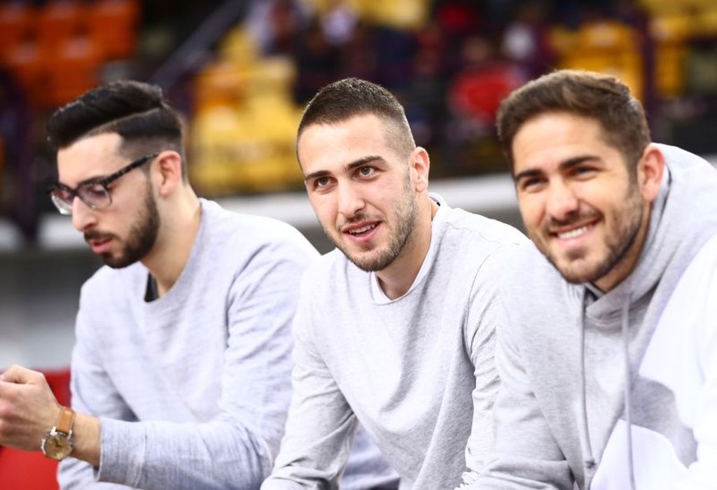 Ολυμπιακός – Ρεάλ Μαδρίτης: Στο ΣΕΦ κι οι ποδοσφαιριστές (photos)