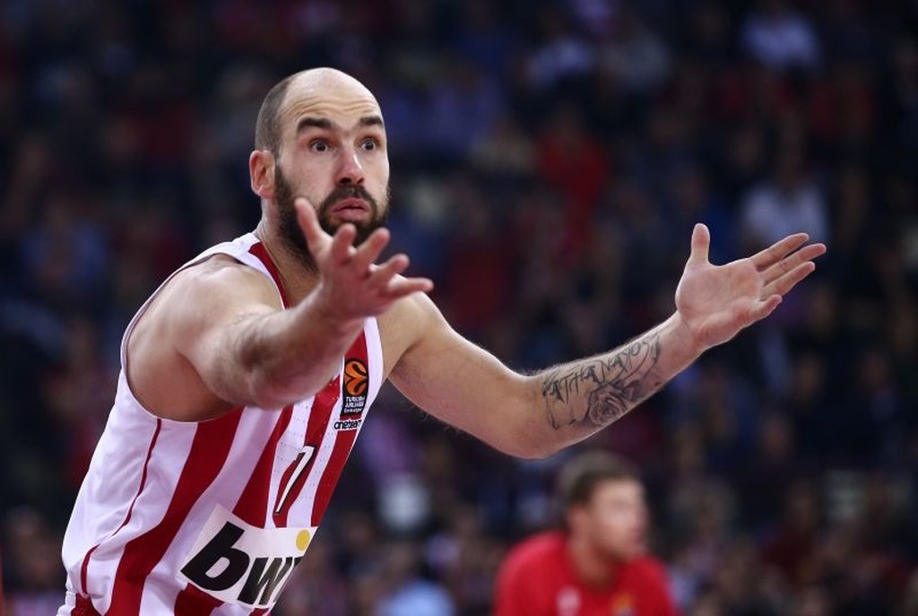 Ολυμπιακός – Ρεάλ Μαδρίτης: Το ξέσπασμα του Σπανούλη (photos)