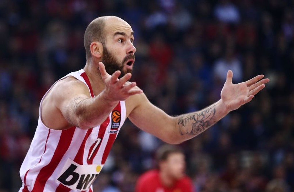 Ολυμπιακός – Ρεάλ Μαδρίτης: Το ξέσπασμα του Σπανούλη (photos)