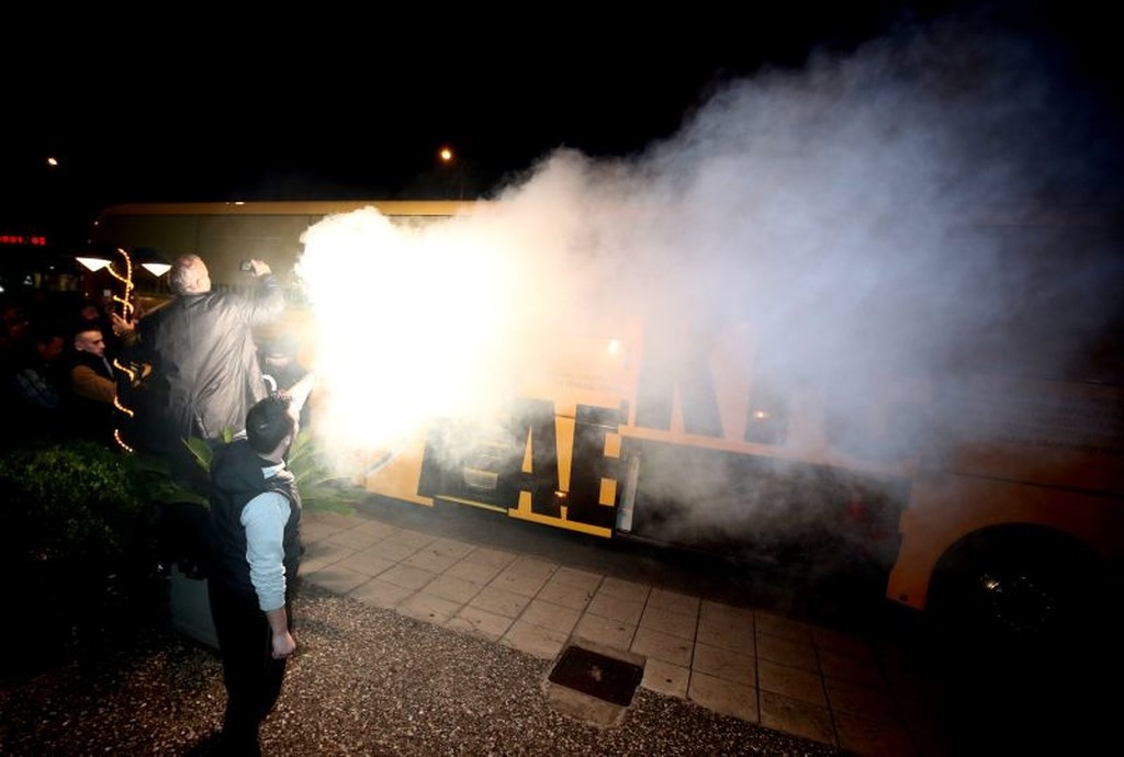 Αποθέωση για την ΑΕΚ στο Αγρίνιο (photos)