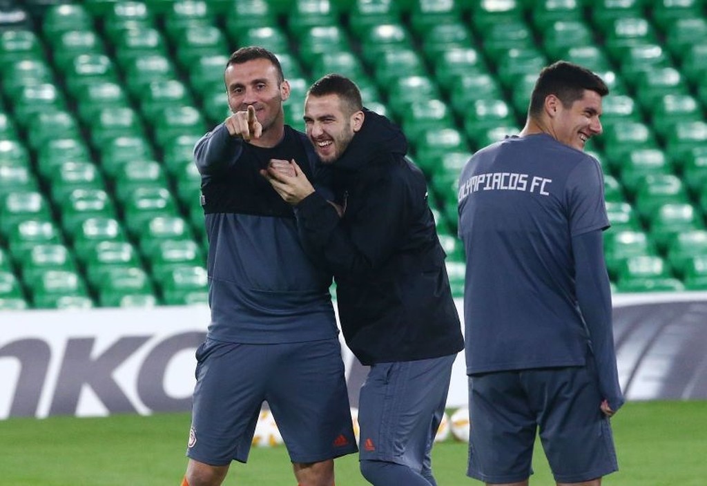 Έτοιμος ο Ολυμπιακός για τη «μάχη» με τη Μπέτις (video+photos)