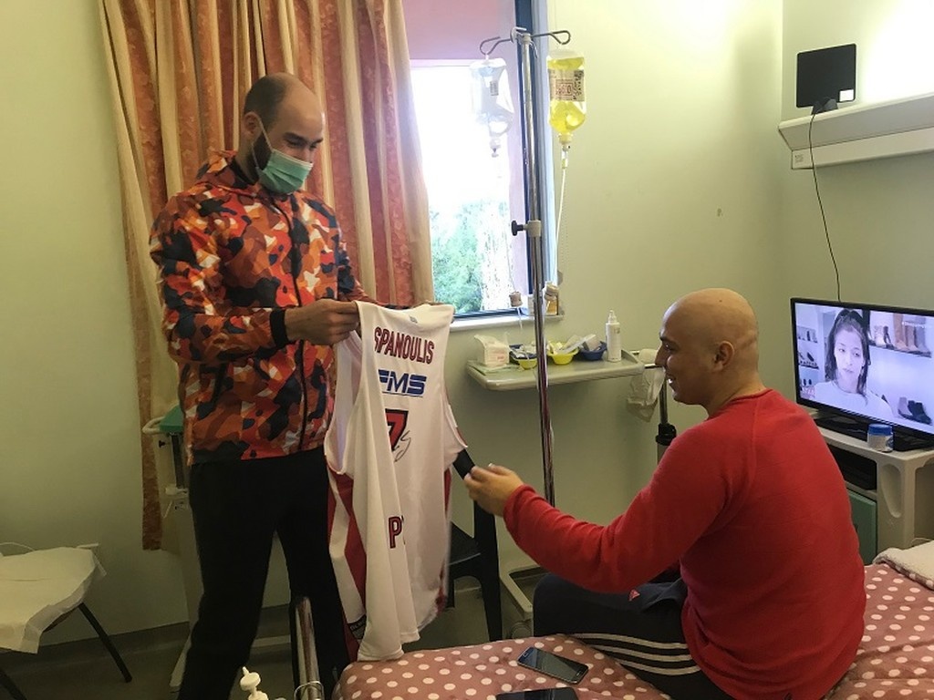 Ολυμπιακός: H ξεχωριστή επίσκεψη του Σπανούλη! (pics)