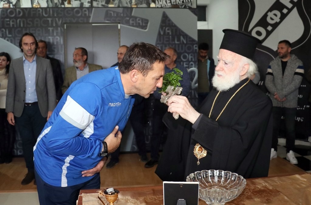 Αγιασμός στον ΟΦΗ (photos)