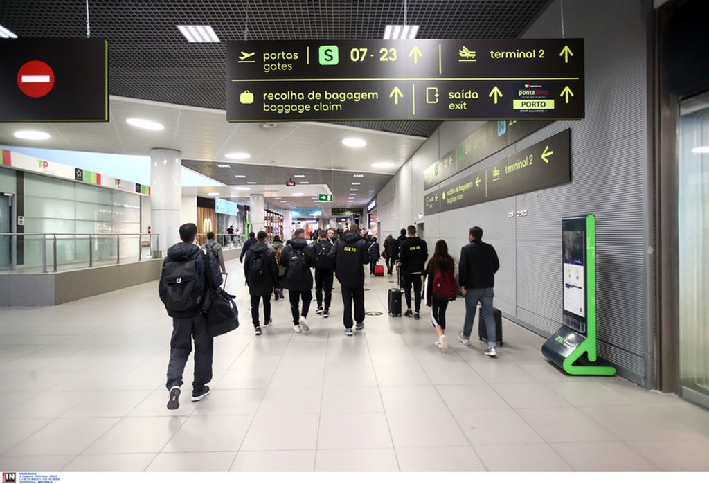ΑΕΚ: Έφτασε στη Λισαβώνα και ετοιμάζεται για Μπενφίκα (photos)