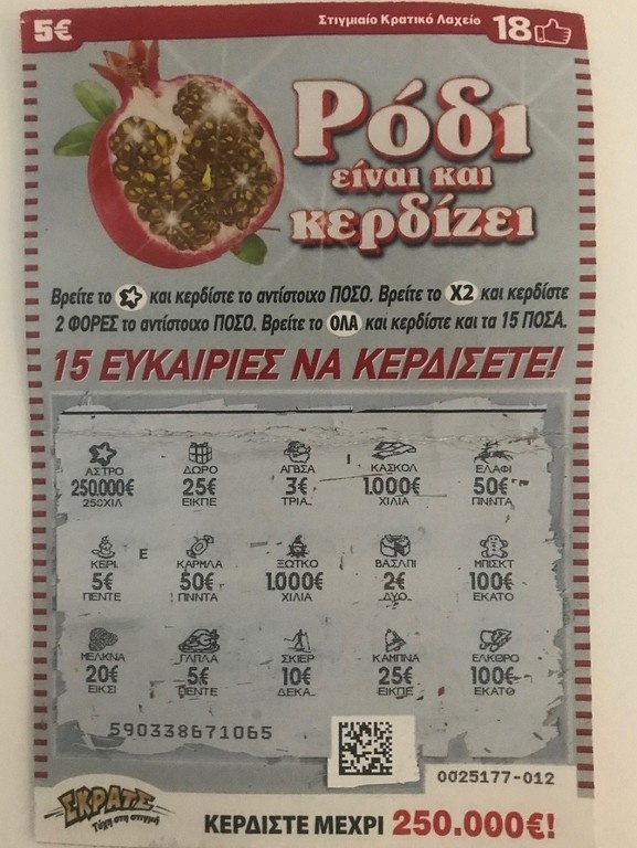 Μεγάλα χριστουγεννιάτικα κέρδη σε Λάρισα και Γιαννιτσά με το ΣΚΡΑΤΣ