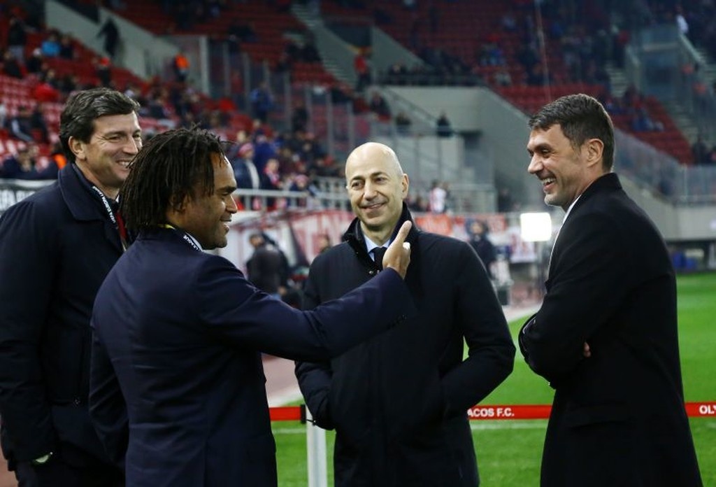 Συνάντηση… γιγάντων πριν το Ολυμπιακός – Μίλαν (photos)