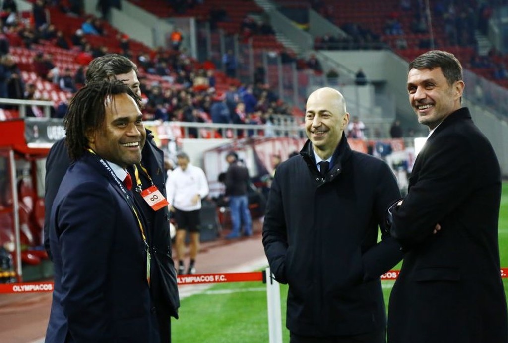 Συνάντηση… γιγάντων πριν το Ολυμπιακός – Μίλαν (photos)