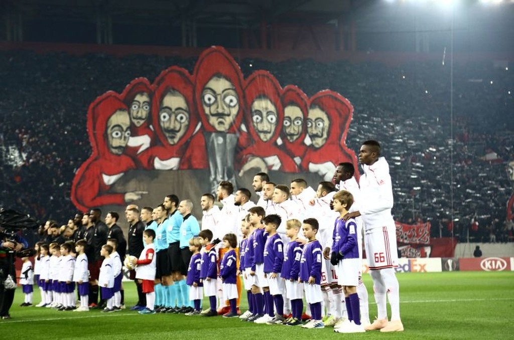 Ολυμπιακός – Μίλαν: Εντυπωσιακό το coreo με… Casa del Papel (photos)