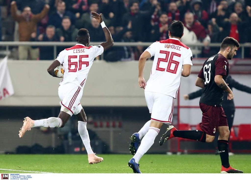 Ολυμπιακός-Μίλαν: Το γκολ του Σισέ που ξεσήκωσε το «Γ. Καραϊσκάκης» (video)