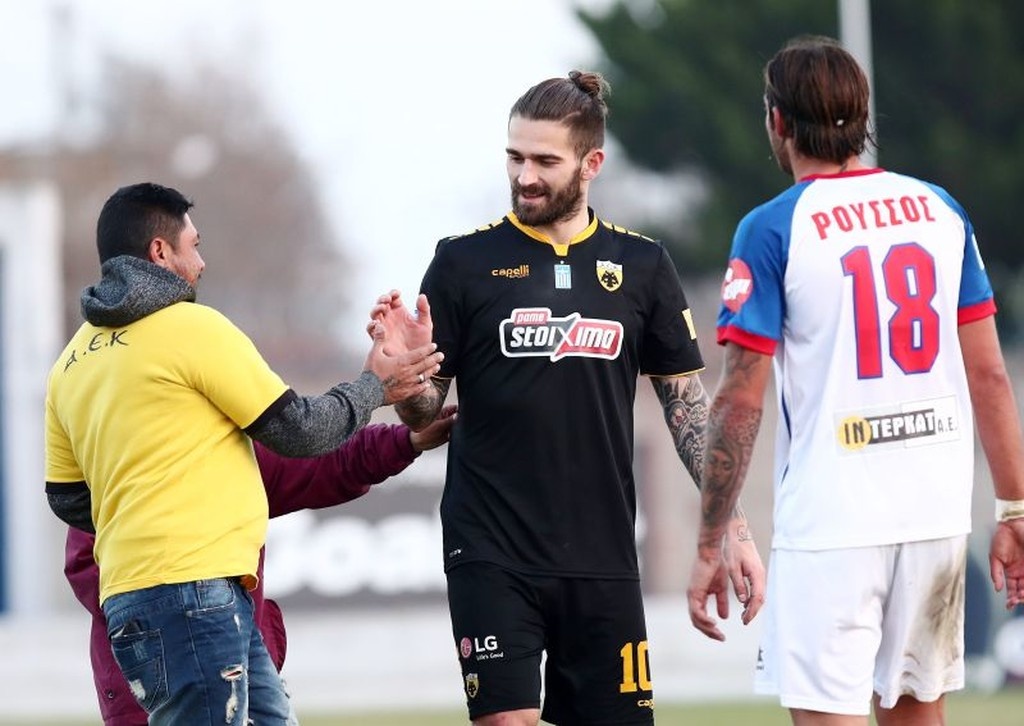 ΑΕΚ: Τραυματίστηκε ο Λιβάγια (photos)