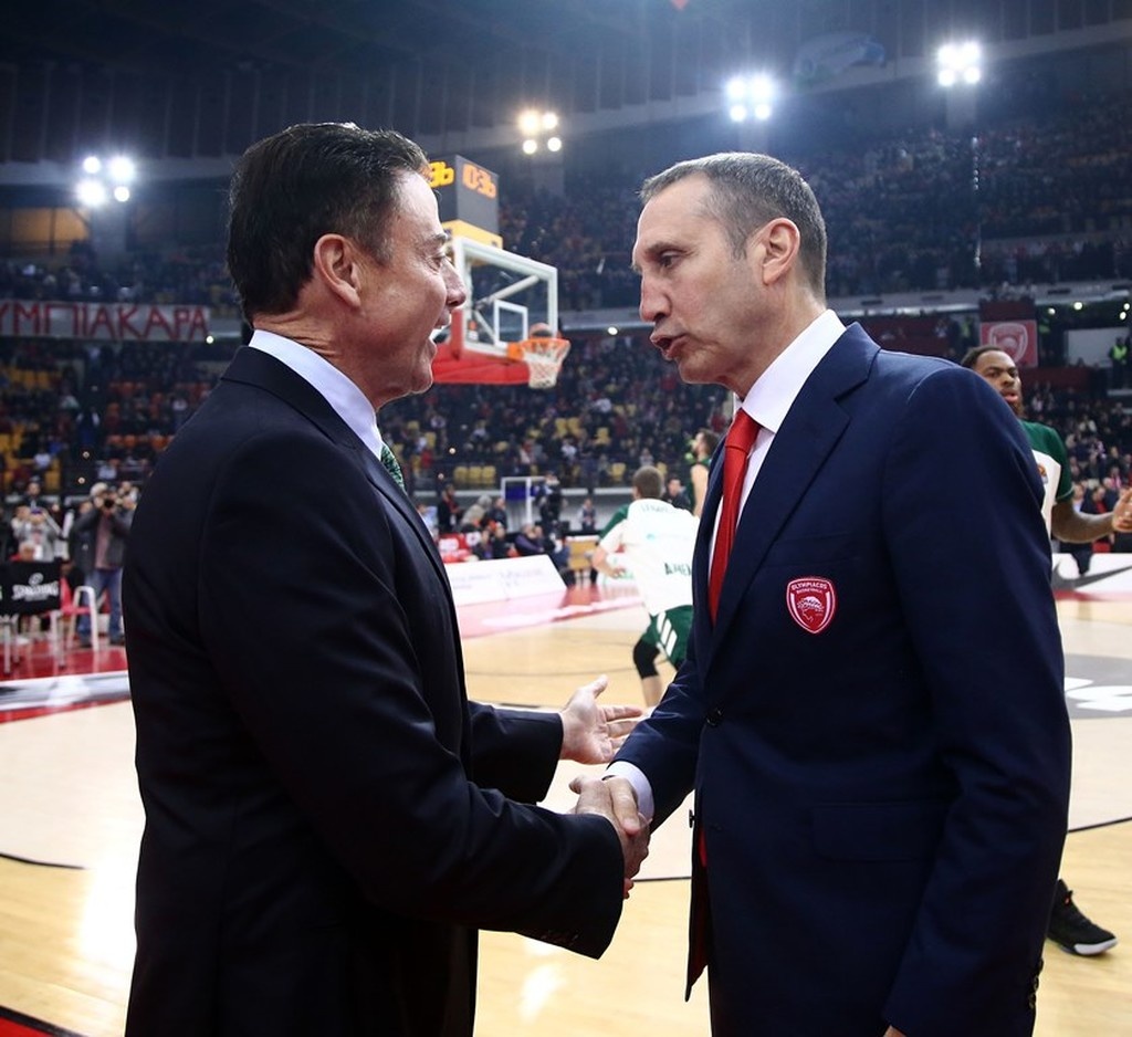 Ολυμπιακός – Παναθηναϊκός ΟΠΑΠ: Το πρώτο ραντεβού Μπλατ-Πιτίνο (photos)