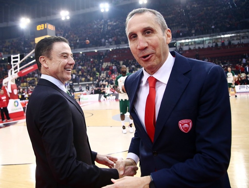 Ολυμπιακός – Παναθηναϊκός ΟΠΑΠ: Το πρώτο ραντεβού Μπλατ-Πιτίνο (photos)