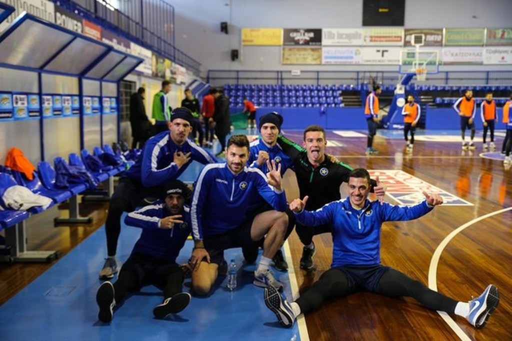 Αστέρας Τρίπολης: Προπόνηση… μπάσκετ λόγω χιονιού (photos+videos)