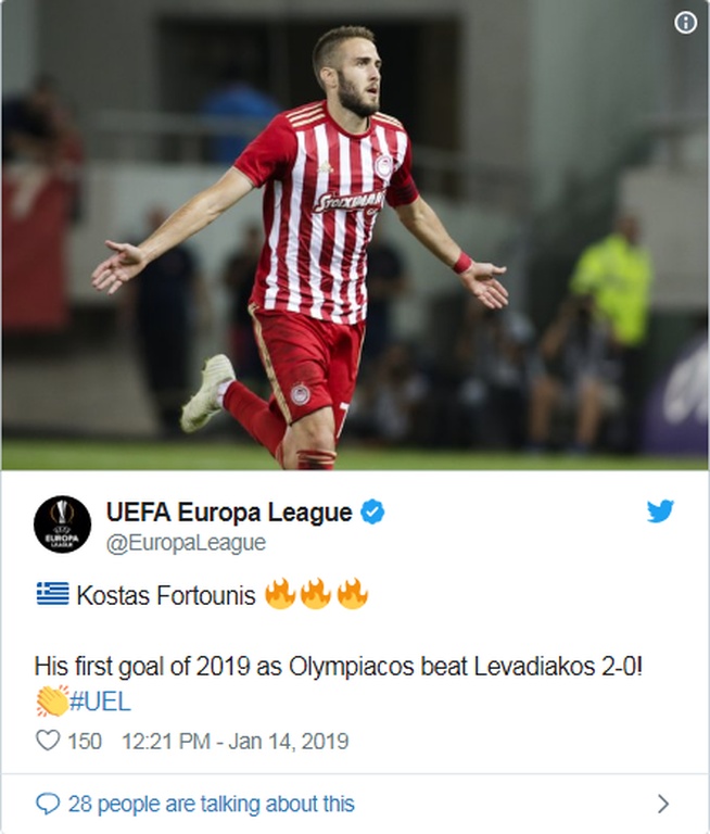 Ολυμπιακός: Αναφορά της UEFA για τον… καυτό Φορτούνη! (photos)