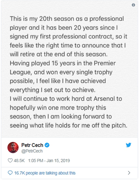 Κρεμάει τα… γάντια του ο Τσεχ! (photos & video)