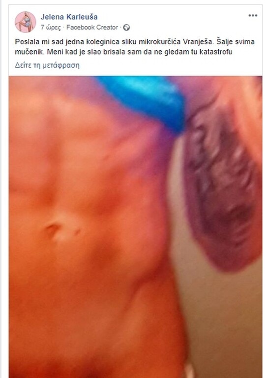 Ξεφτιλίστηκε από την Γελένα ο Βράνιες στο Facebook! (photos)