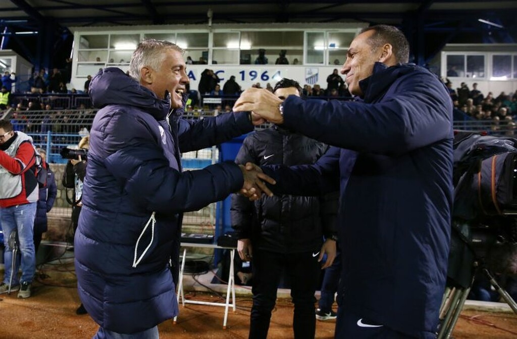 Οι αγκαλιές Χάβου και Δώνη πριν το Λαμία – Παναθηναϊκός (photos)