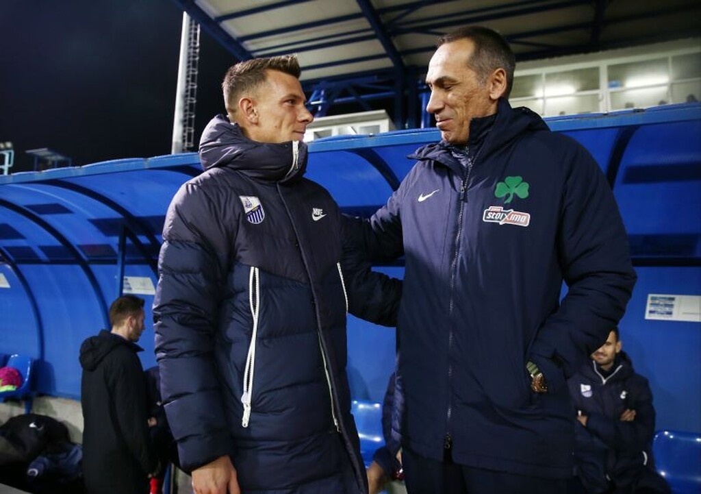 Οι αγκαλιές Χάβου και Δώνη πριν το Λαμία – Παναθηναϊκός (photos)