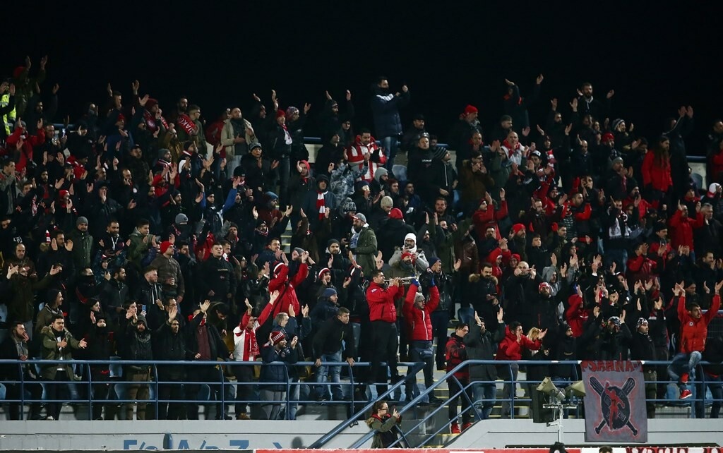 Αστέρας Τρίπολης-Ολυμπιακός: «Κοκκίνησε» το «Θ. Κολοκοτρώνης» (photos)