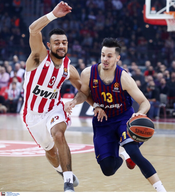 Ολυμπιακός-Μπαρτσελόνα 55-76: Καταλανικό «χαστούκι» με την «υπογραφή» Σίνγκλετον (photos)