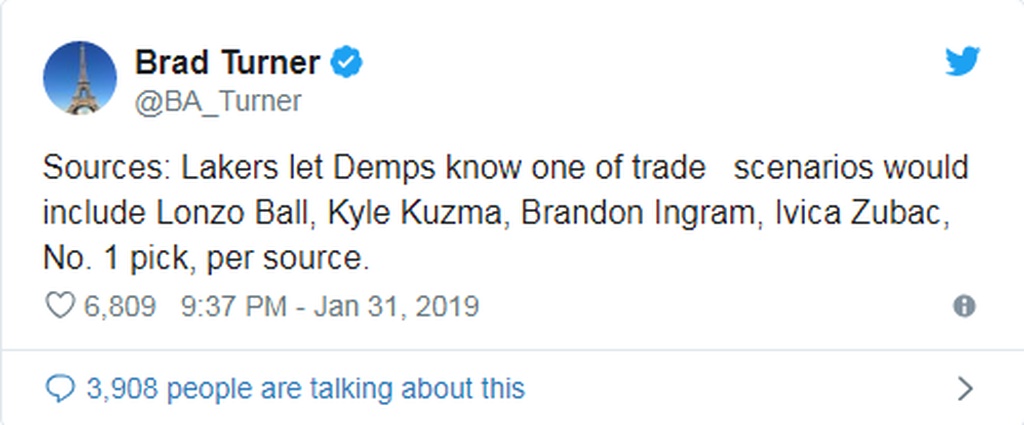 NBA: Η πρόταση των Λέικερς για Ντέιβις!