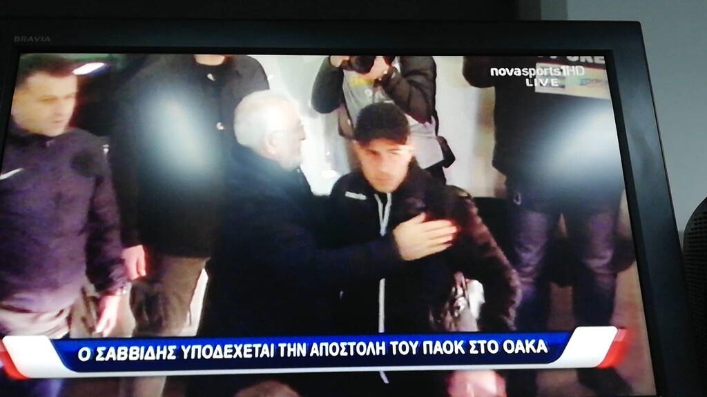 ΑΕΚ-ΠΑΟΚ: Στο ΟΑΚΑ ο Ιβάν Σαββίδης, «ντόπες» στους παίκτες (photos)