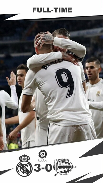 La Liga: «Τριάρα» για Ρεάλ με Αλαβές (photos+video)
